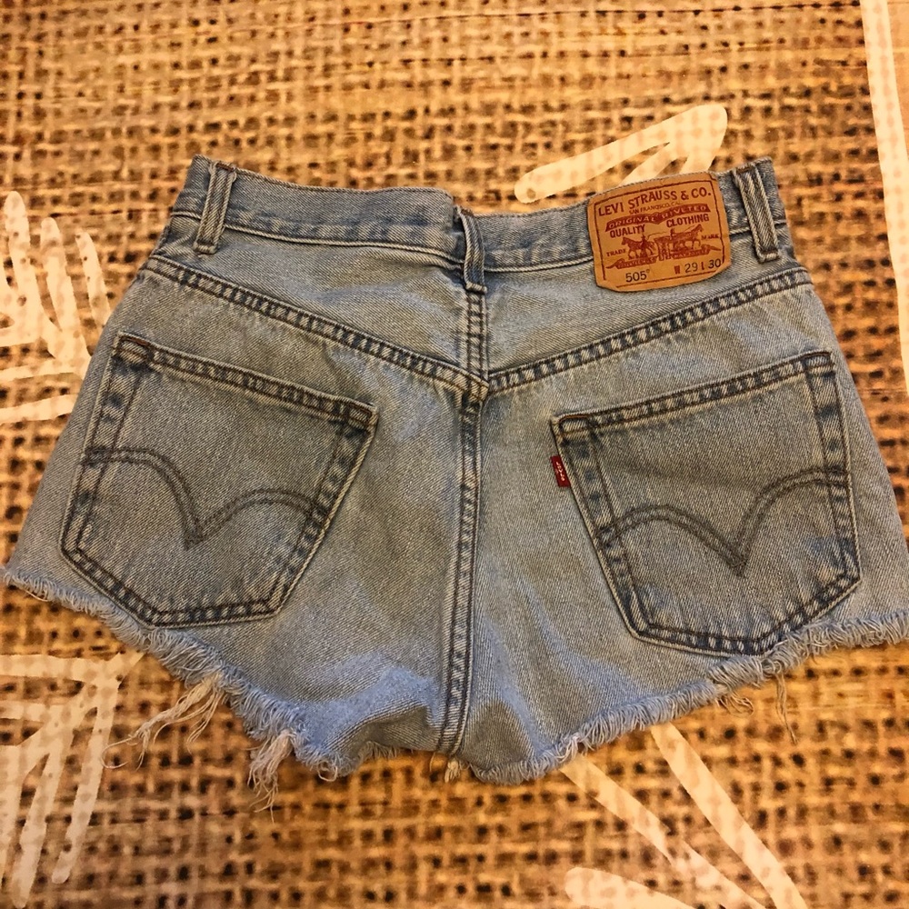 Levi’s 505 cheeky jean shorts